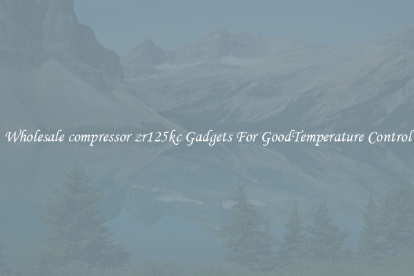 Wholesale compressor zr125kc Gadgets For GoodTemperature Control