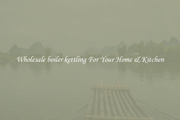 Wholesale boiler kettling For Your Home & Kitchen