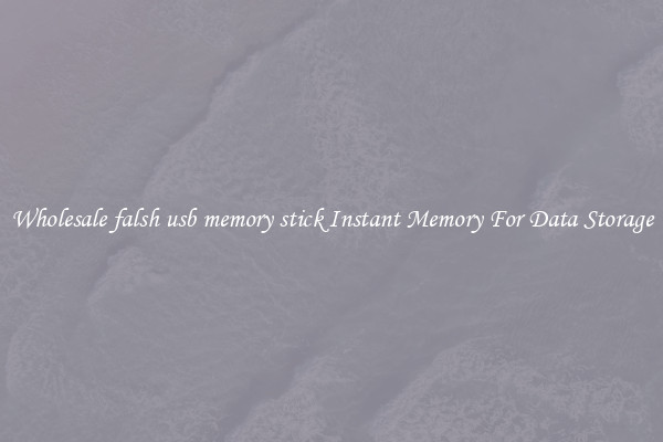 Wholesale falsh usb memory stick Instant Memory For Data Storage