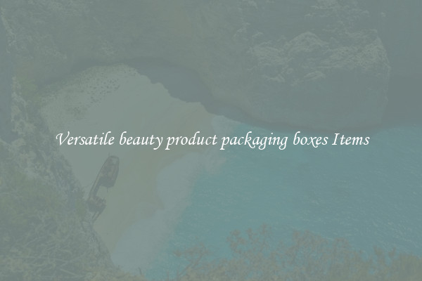 Versatile beauty product packaging boxes Items
