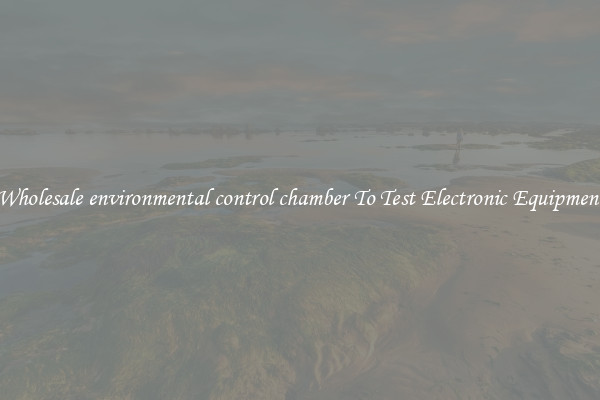 Wholesale environmental control chamber To Test Electronic Equipment