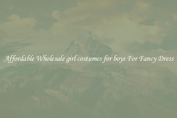 Affordable Wholesale girl costumes for boys For Fancy Dress