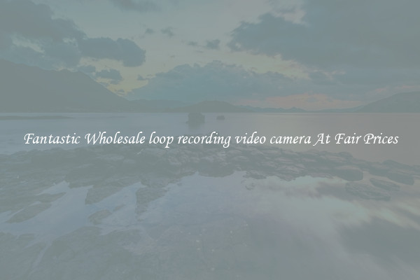Fantastic Wholesale loop recording video camera At Fair Prices