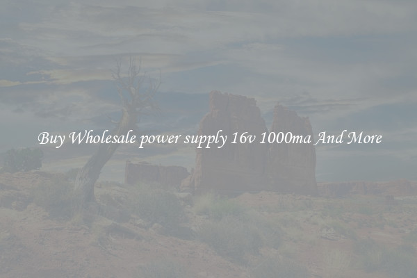 Buy Wholesale power supply 16v 1000ma And More