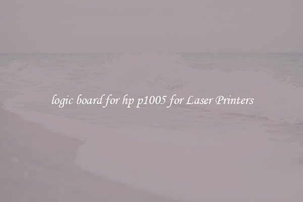 logic board for hp p1005 for Laser Printers